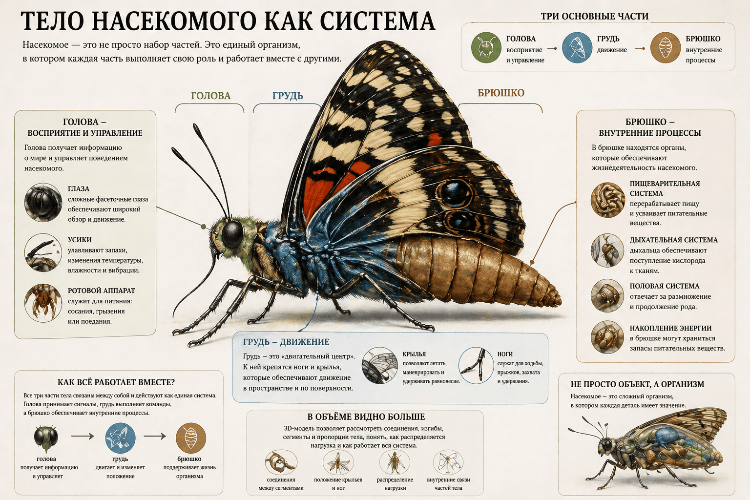 Тело насекомого как система